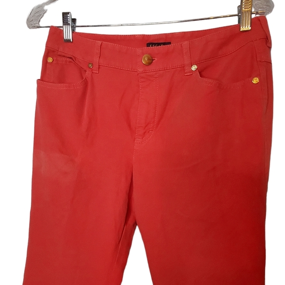 ESCADA Coral Jeans Sz EU 38 Flaws - Picture 5 of 12